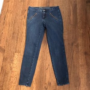 Madewell Skinny Ankle Jeans with back Zip
